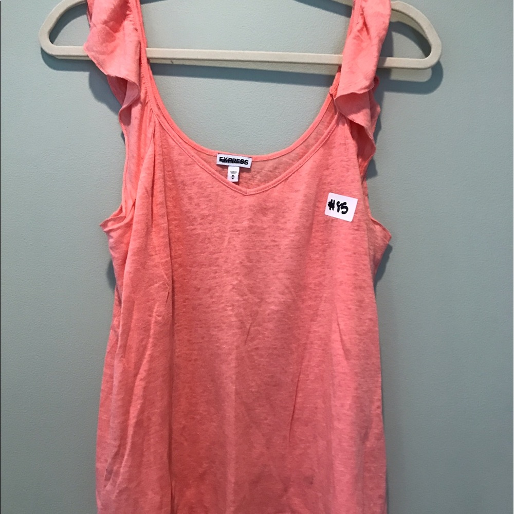 Pink express tank top