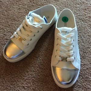 Mk faux leather sneakers