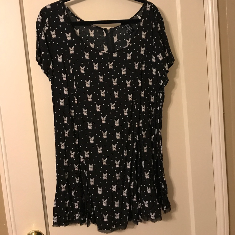 Torrid bunny print tunic top