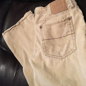 American eagle khaki corduroy (thin) pants size 4