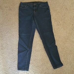 Jessica Simpson kiss me jegging dark blue