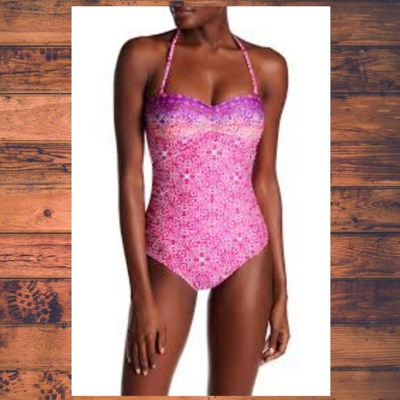 La Blanca Other - NWT La Blanca Tile We Meet Again Strappy Back