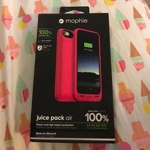 MORPHIE IPHONE 6/6S PINK BATTERY CASE