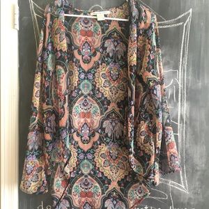 American Rag Hippie Open Kimono