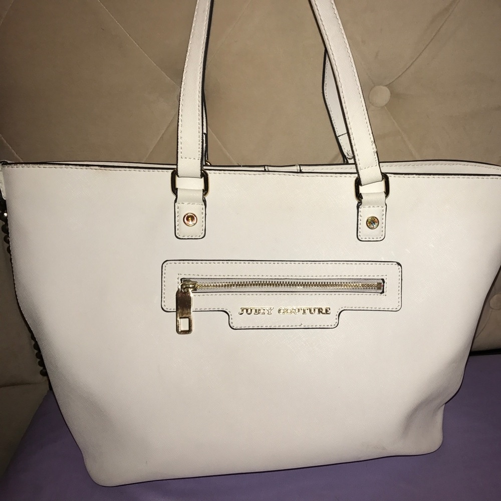 White Authentic Juicy Couture Tote Bag