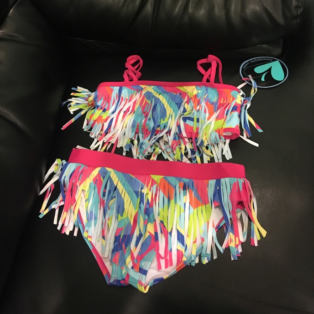 New Girls Bathing Suit Size 12