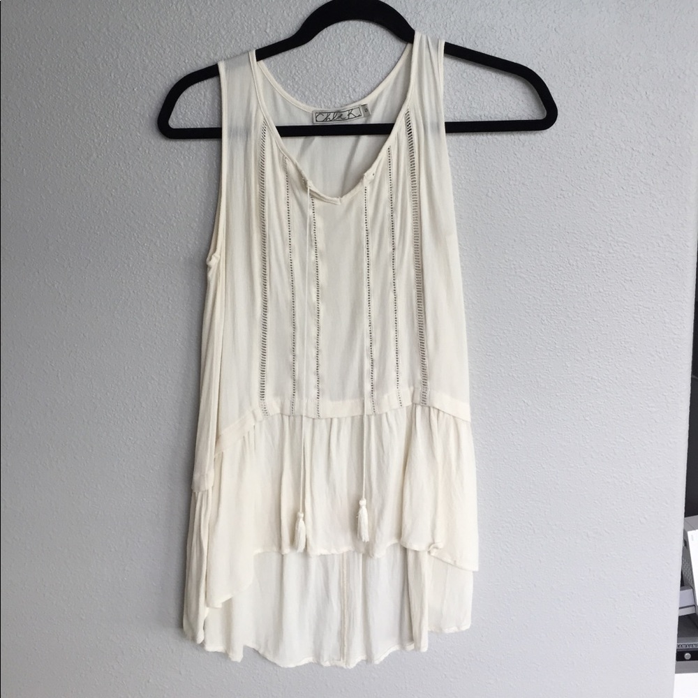 Cream tank!