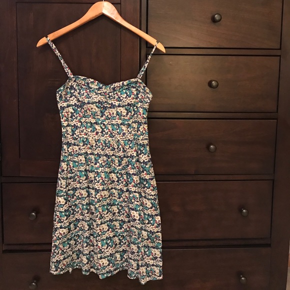 American Eagle Cotton Floral Sundress - Picture 1 of 4