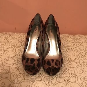Style & co. "Celine" Leopard heels