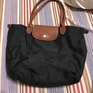 Black small longchamp bag