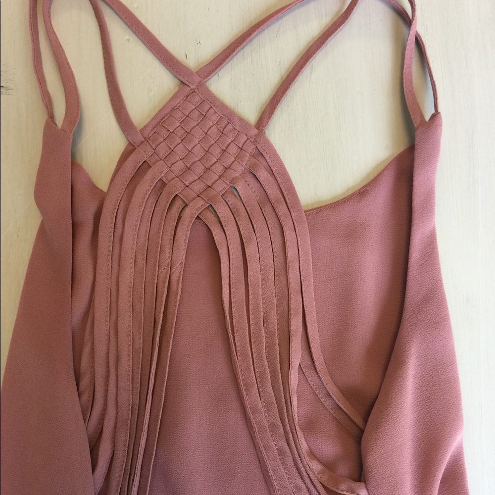 BKE Blush tank top XS