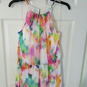 London times hi-lo floral size 6 dress, brand new!