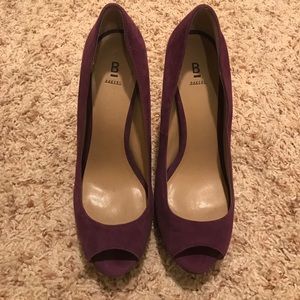 Purple Suede Heel