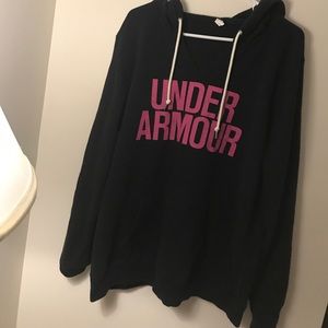 V neck under armor hoodie