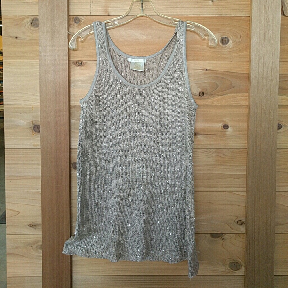 SOLD Glam Sparkly Tank Top