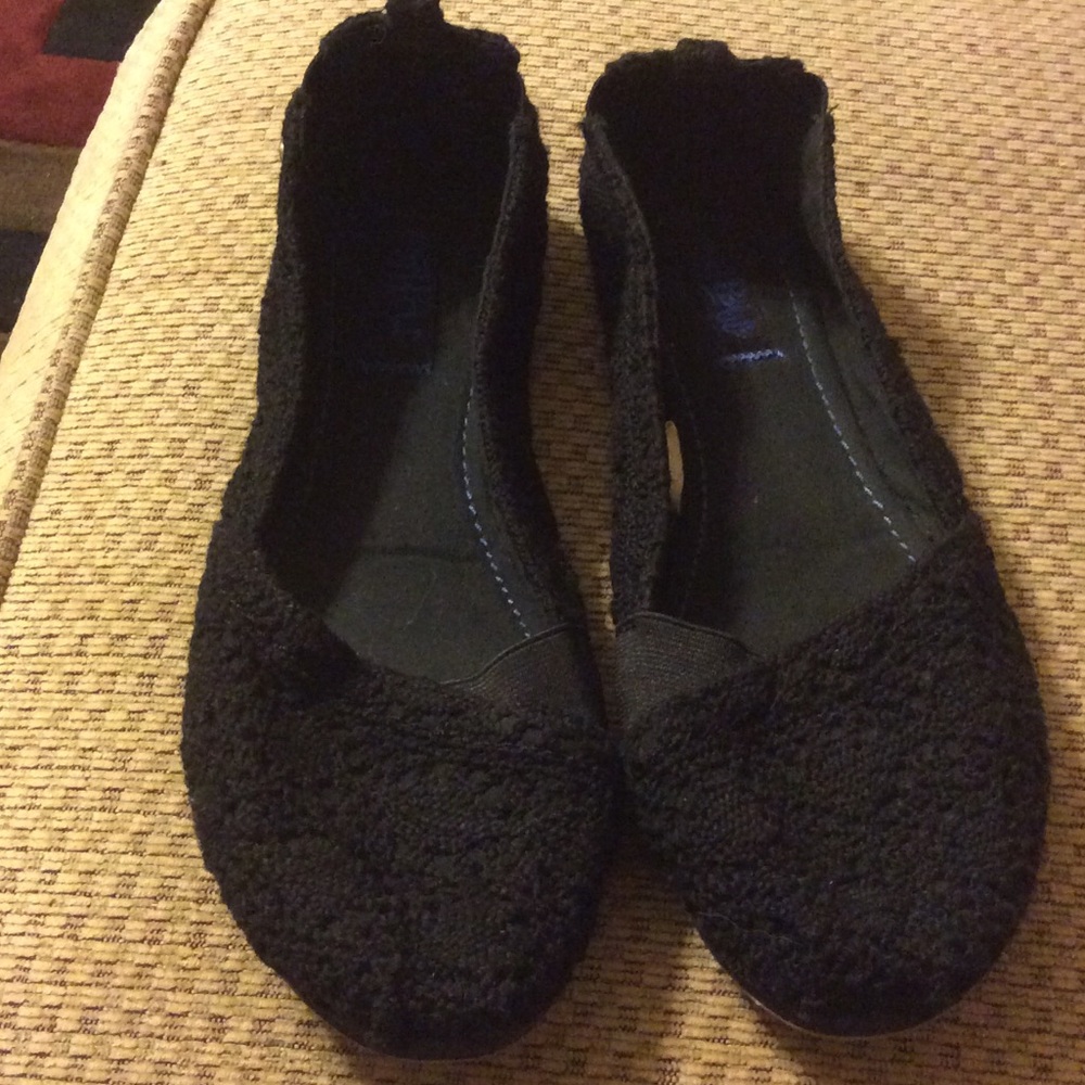 Mad love crochet flats