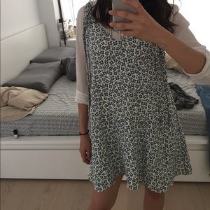 Zara double strap floral dress
