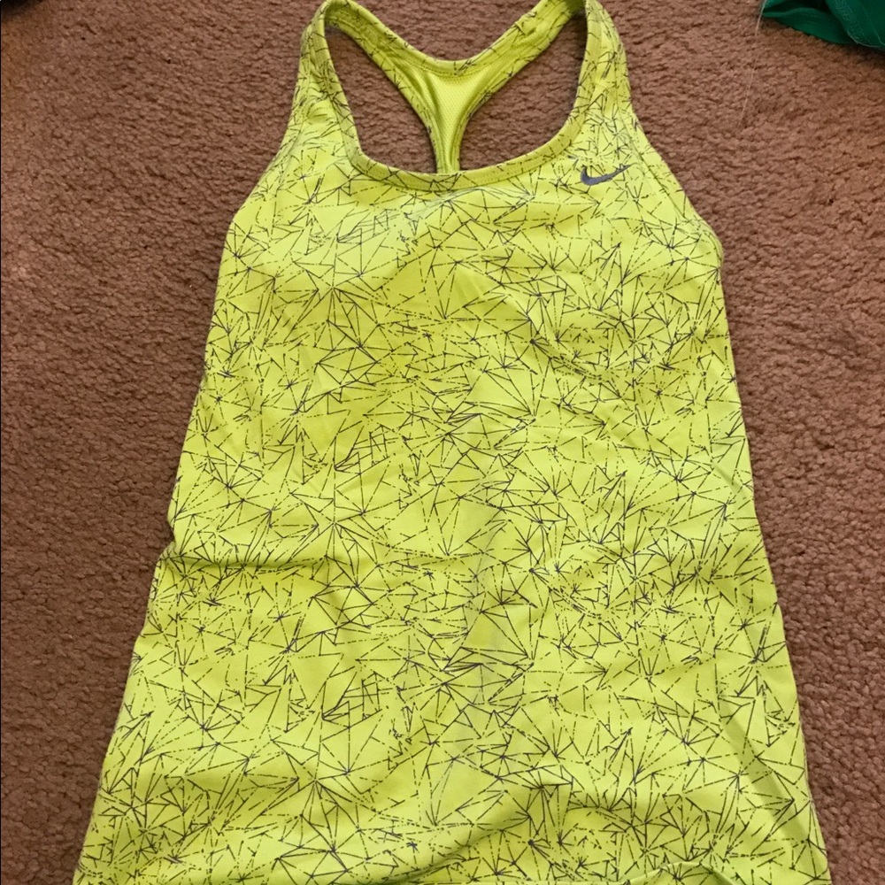Nike running tang top