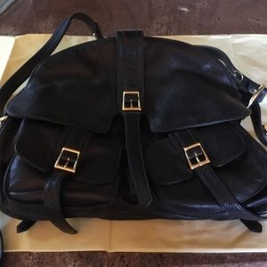 Bulga Black Leather Purse