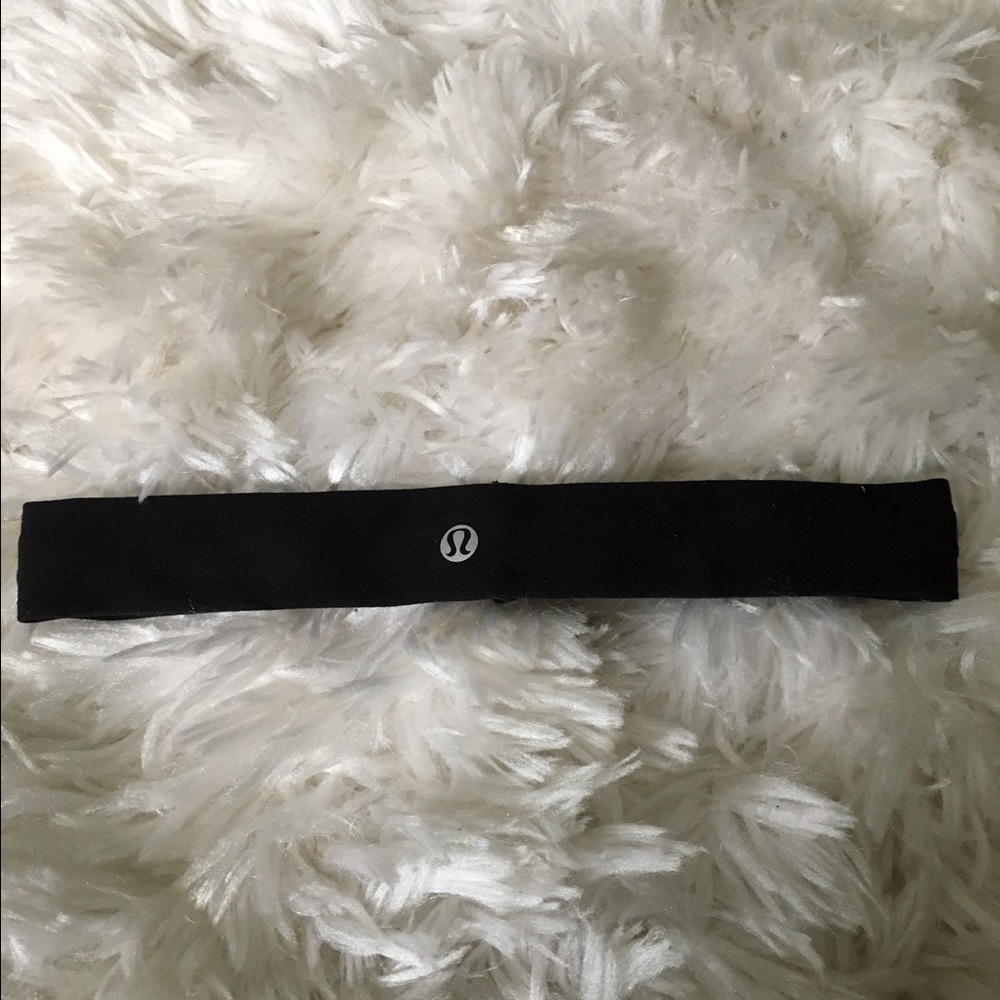 Black Lulu Lemon Headband