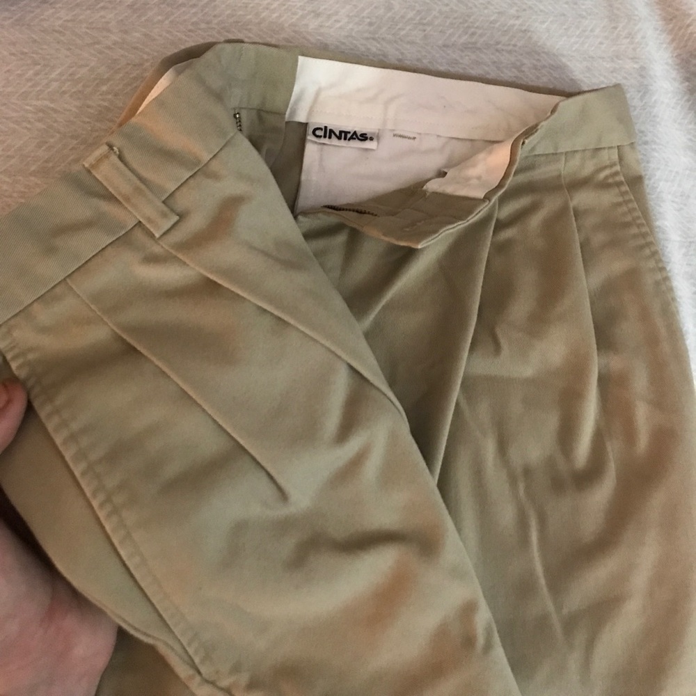 Cintas khaki pants waist 36