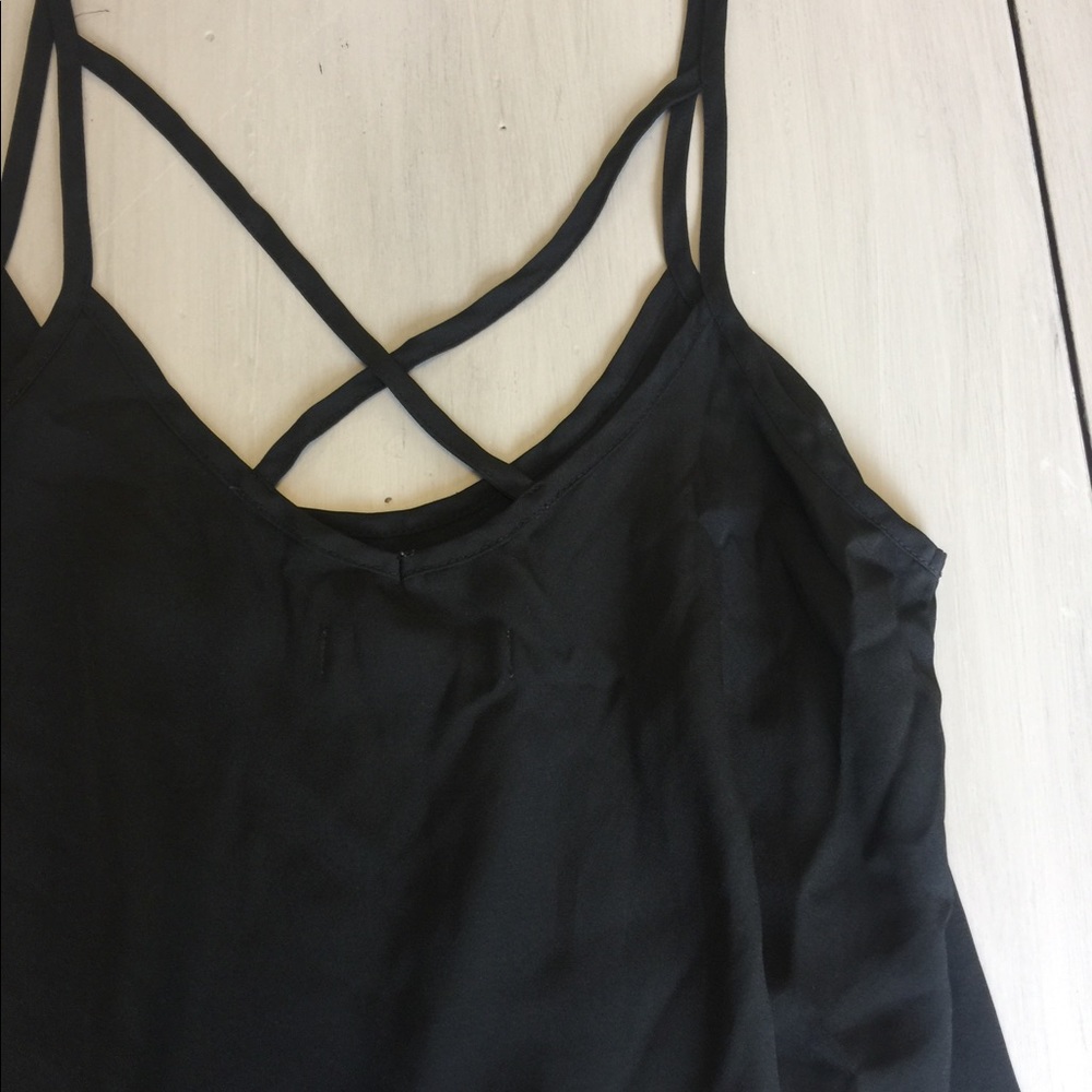 Abercrombie and Fitch navy top
