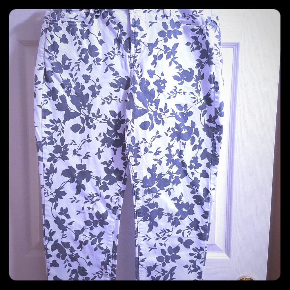 Flower jeans