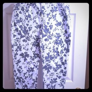 Flower jeans