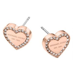 💕NWT MK LAST ONE rose gold earrings!