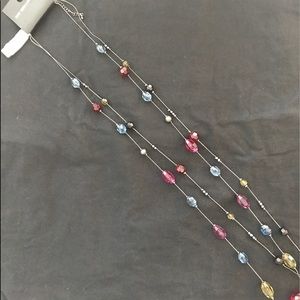 Multicolored beaded necklace