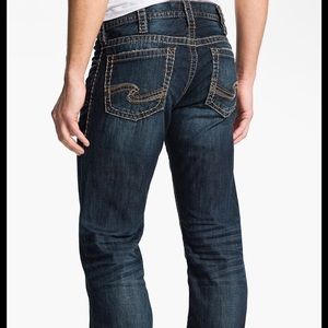 NWOT 34/32 silver jeans Nash heritage