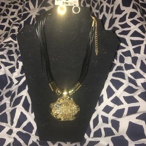 Necklace see t with earrings