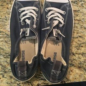 women's navy converse