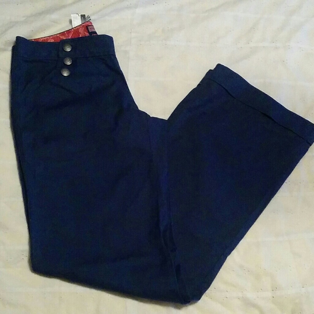 Vineyard vines navy blue sailor pants size 4