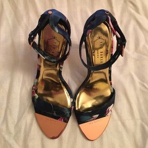 TED BAKER Caitte Floral Open Toe Sandal