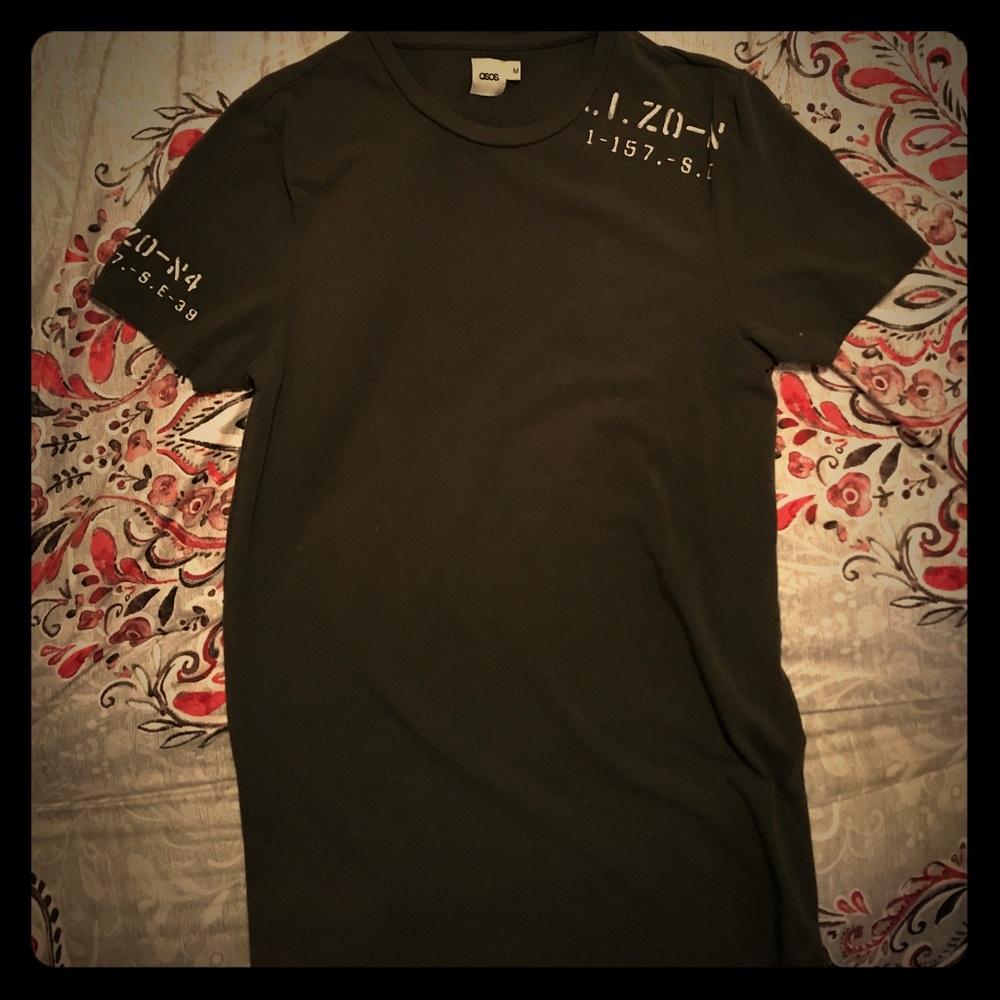 Men's Army green Asos tee NWOT