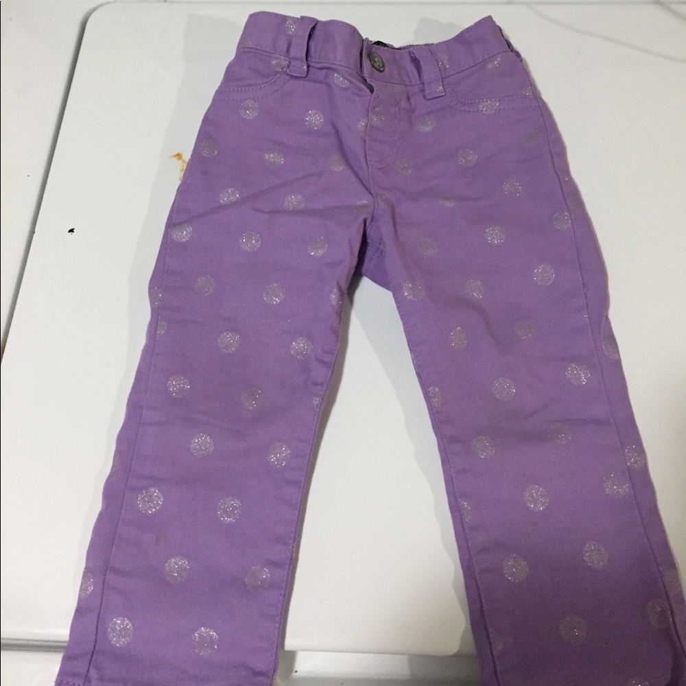 Purple jeggings