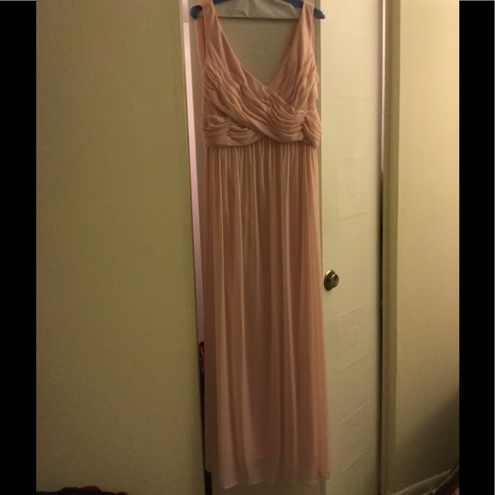 Blush Pink Floor Length Dress