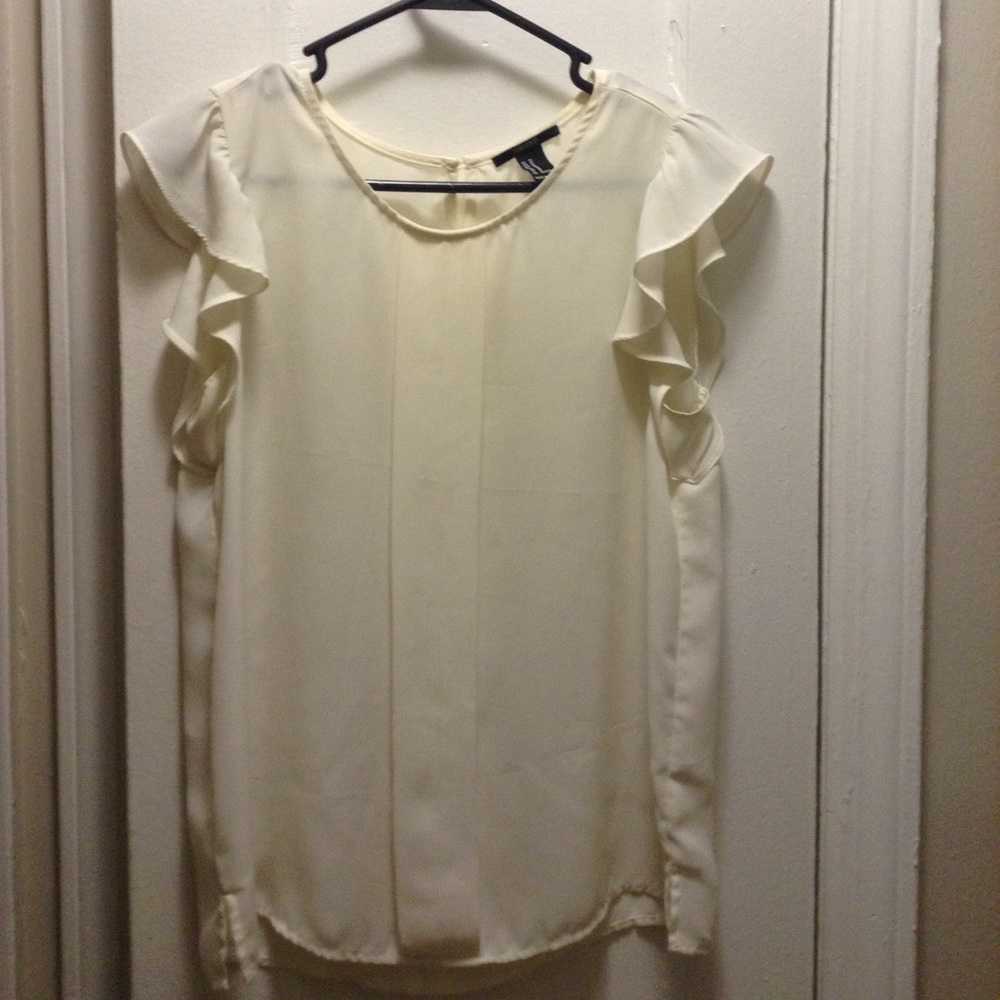 Forever 21 Cream Blouse