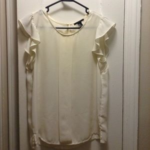 Forever 21 Cream Blouse