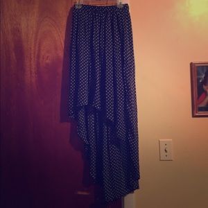 Polka dot Maxi skirt !!