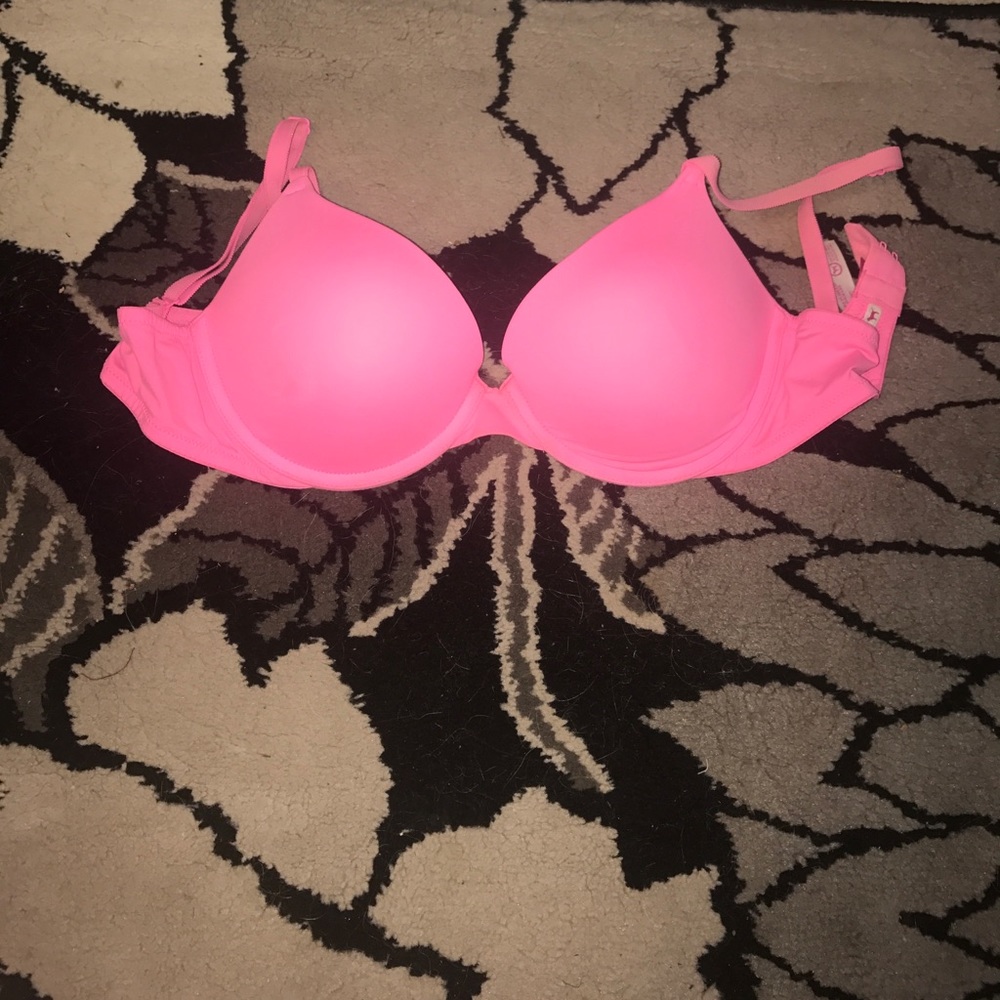 Bright pink PINK bra