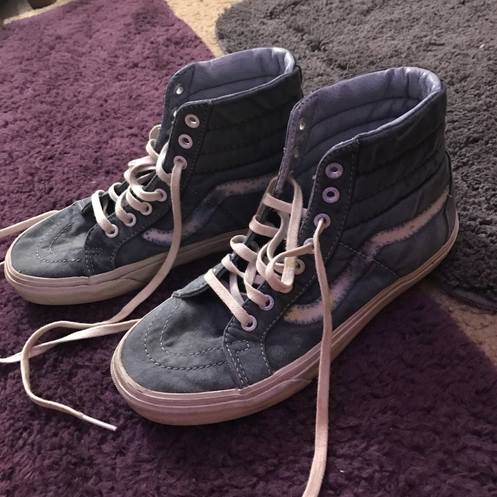 Light Blue High Top Vans