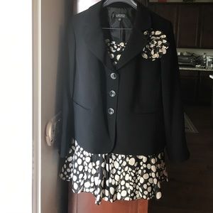 2 Pc. Kasper Suit and Anne Klein shoes Size 10