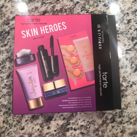 98 tarte other new in box tarte skin heroes discovery set sephora from shannon s closet 98 tarte other new in box tarte skin heroes discovery set sephora from shannon s closet