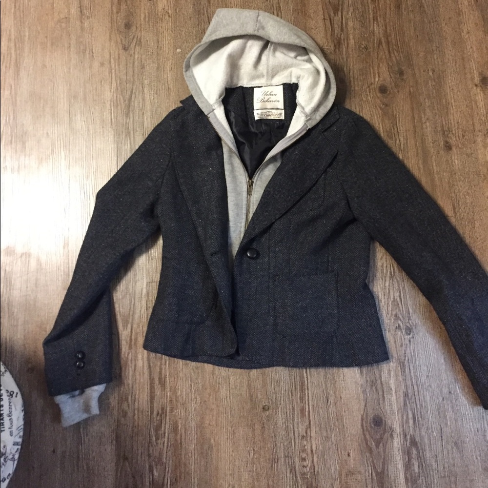 Urban behavior sweatshirt jacket