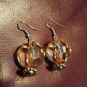 Hand crafted small beaded earrings