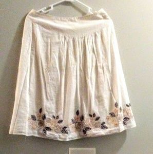 Beautiful ann taylor loft cotton skirt