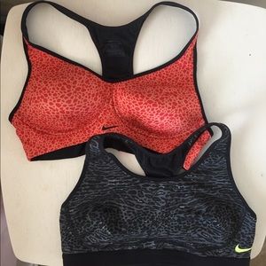2 Nike Dry Fit Sports Bra