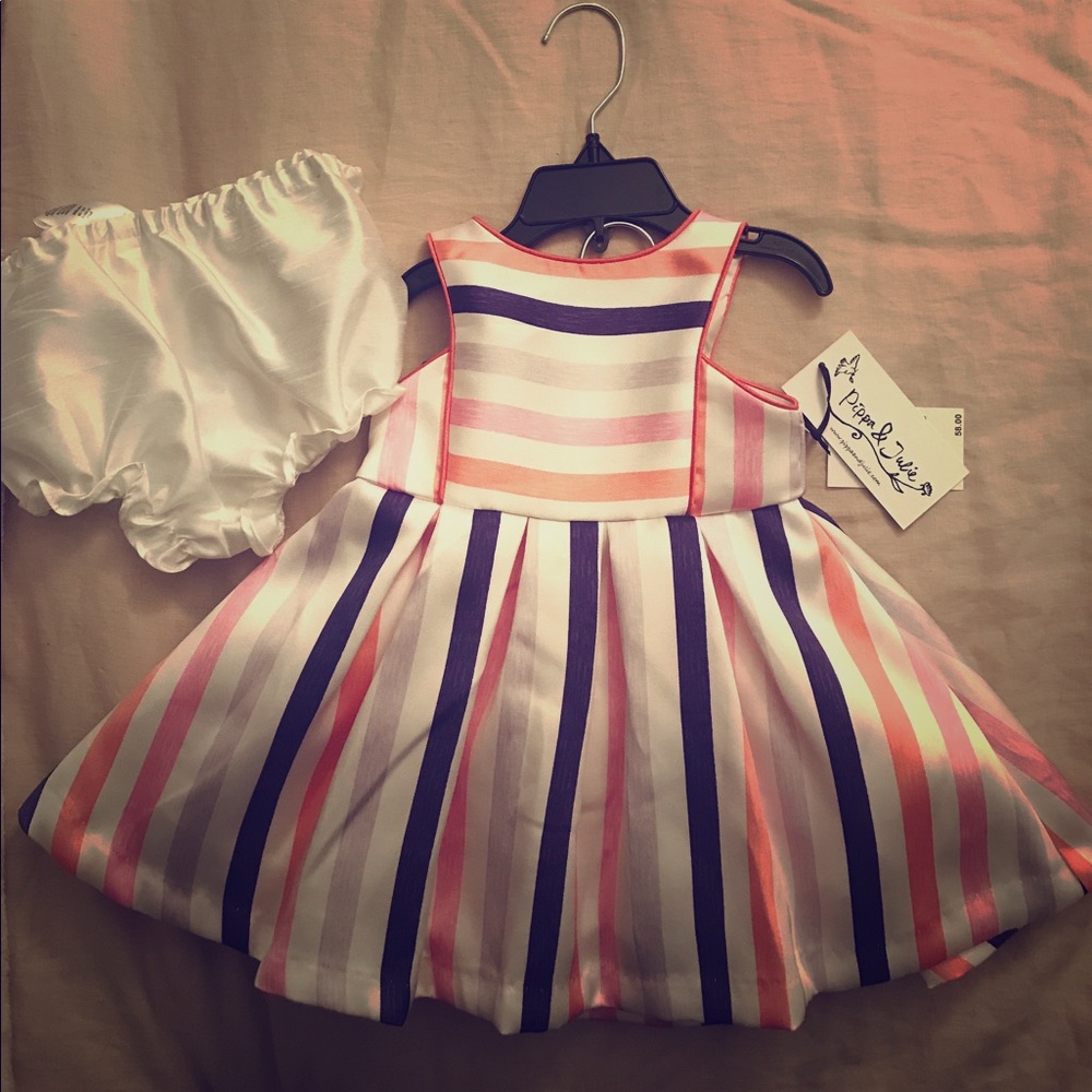Pippa & Julie Adorable Candy Striped Dress!